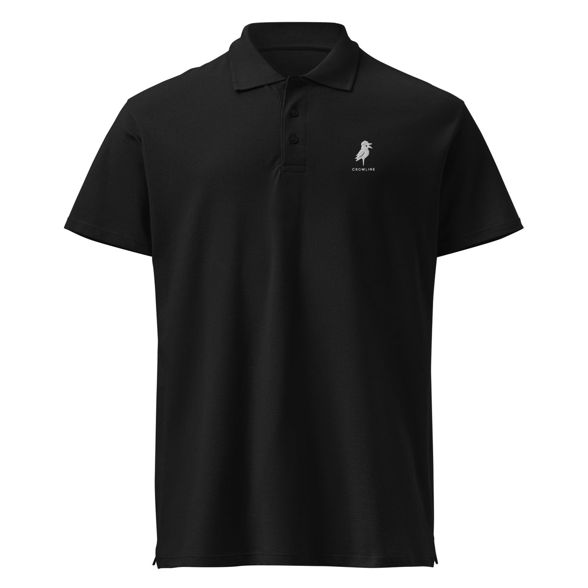 Crow Polo in Black — product view 3
